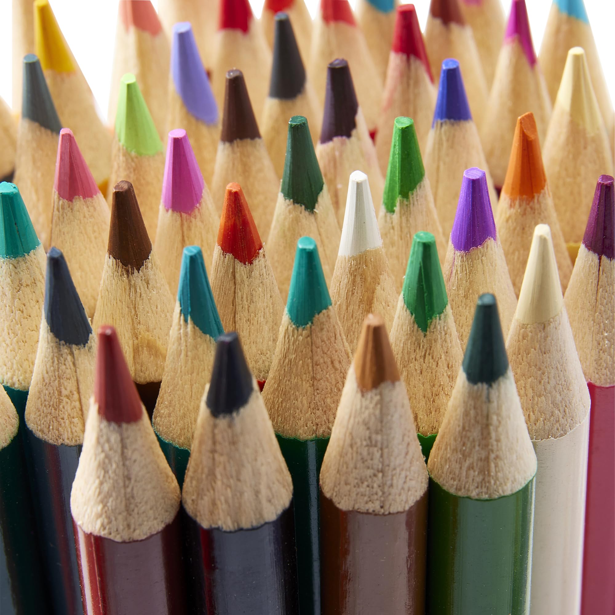 Cra-Z-Art 100 Colored Pencils Assorted Colors - Bulk Pack for Classroom and Art Projects