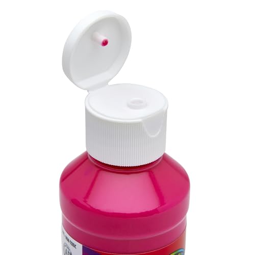 Cra-Z-Art Washable Neon Paint Set - 8 Bottles of 4oz Each, Fluorescent Colors, Non-Toxic, Made in USA