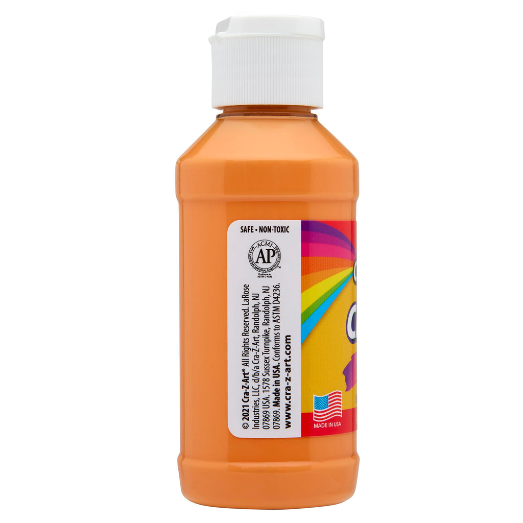 Cra-Z-Art Washable Pastel Paint Set – 8 Bottles of 4oz, Non-Toxic, Made in USA