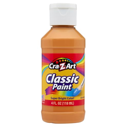 Cra-Z-Art Washable Pastel Paint Set – 8 Bottles of 4oz, Non-Toxic, Made in USA