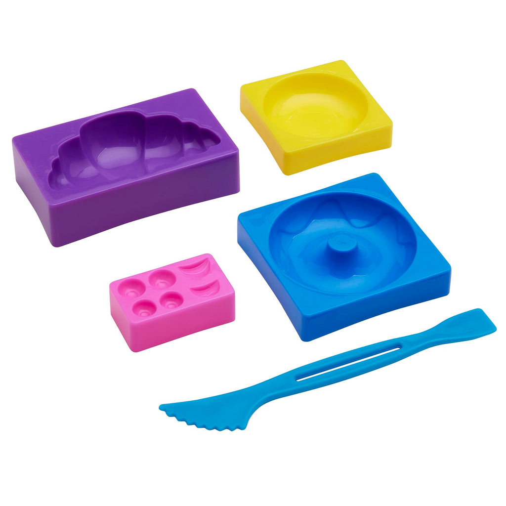 Cra-Z-Slimy Pastry Party Dessert Slime Kit – Scented DIY Slime with Molds, Sprinkles & Air-Dry Compound