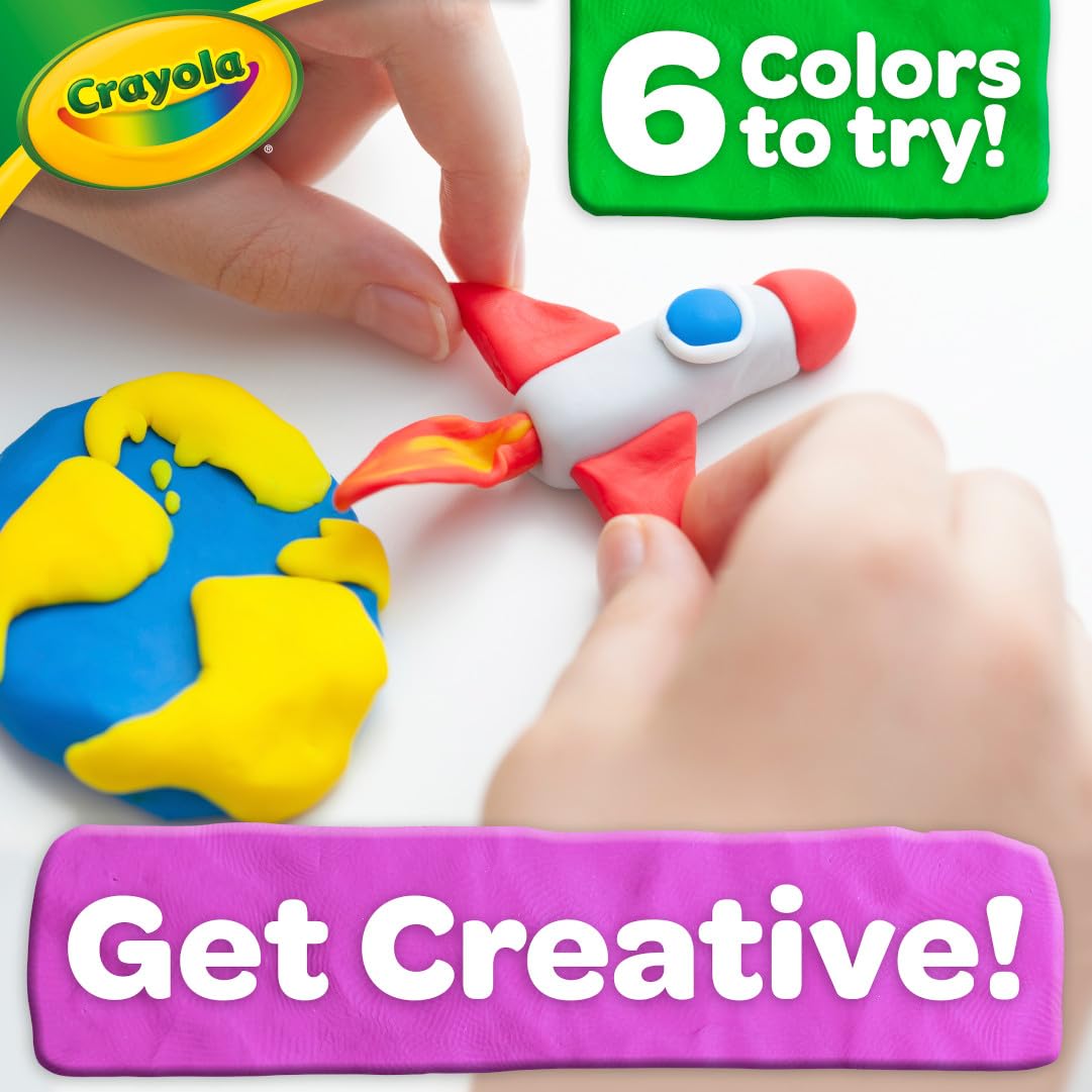 Crayola 3lb Blue Modeling Dough Bucket – Soft, Non-Toxic, Reusable for Kids Ages 3+