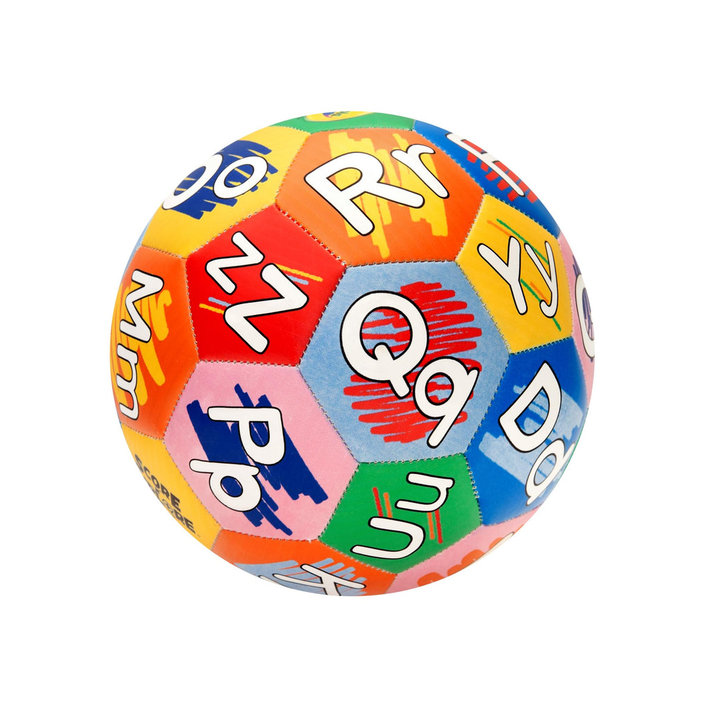 Crayola Alphabet Soccer Ball - Official Size 5 for Youth - TPU Durable Design with Letters A-Z