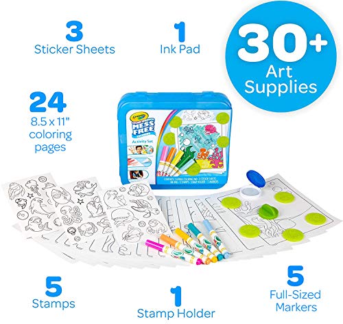 Crayola Color Wonder Mess Free Activity Set (30+ Pieces) – Travel Coloring Kit for Kids Ages 3+
