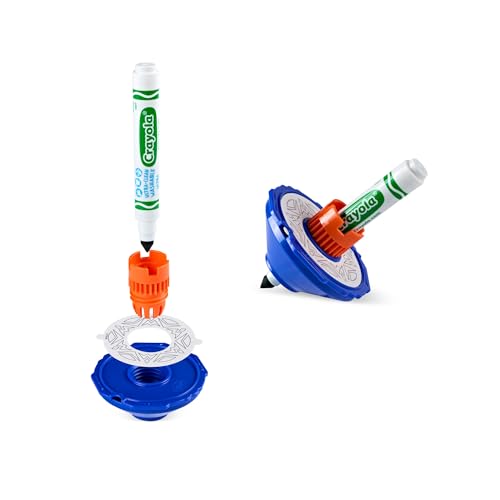 Crayola ColourWhirls Spinning Top Game – Colorful Challenges for Family Fun, Ages 6+