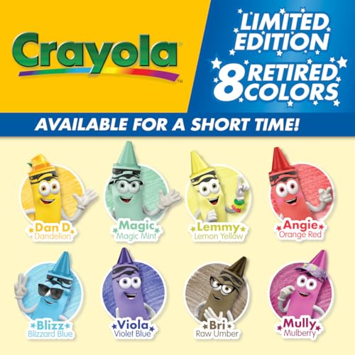 Crayola Limited Edition Yellow Art Case Coloring Set with Exclusive Crayons and Markers