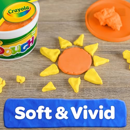 Crayola Orange Modeling Dough, 3-Pound Resealable Bucket, Soft & Crumble-Free, Kids' Craft Toy