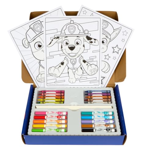 Crayola PAW Patrol Art Kit (60+ Pieces) - Kids Coloring Set with Markers and Crayons