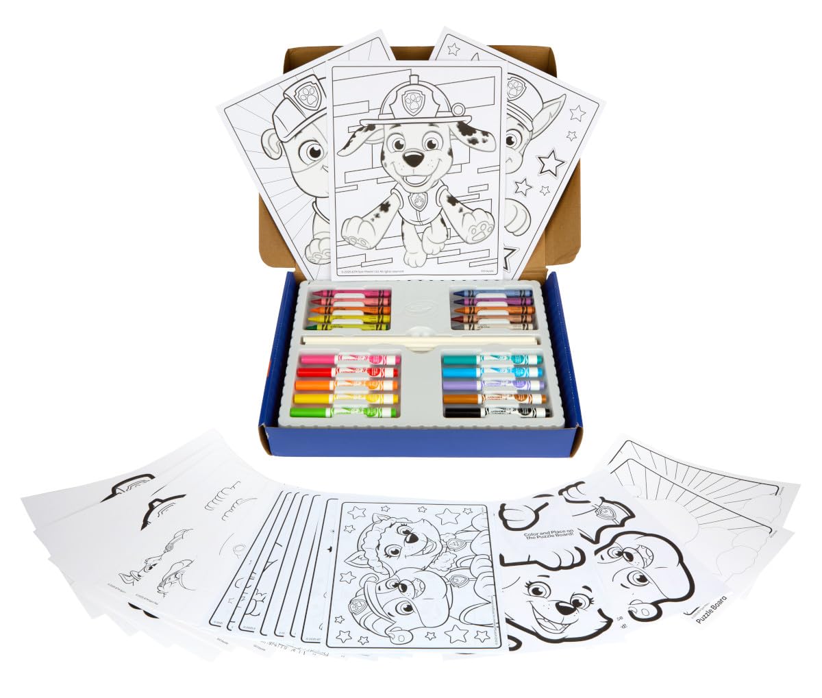 Crayola PAW Patrol Art Kit (60+ Pieces) - Kids Coloring Set with Markers and Crayons