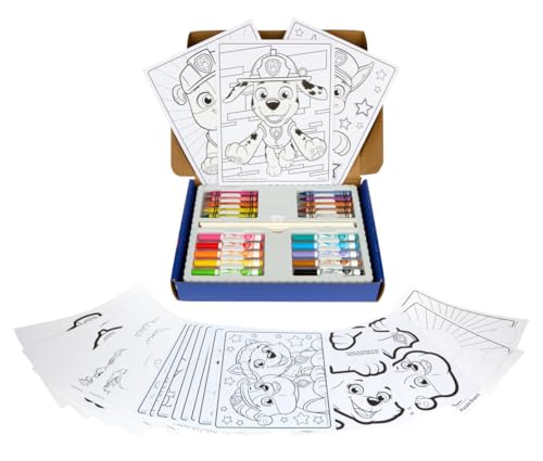Crayola PAW Patrol Art Kit (60+ Pieces) - Kids Coloring Set with Markers and Crayons
