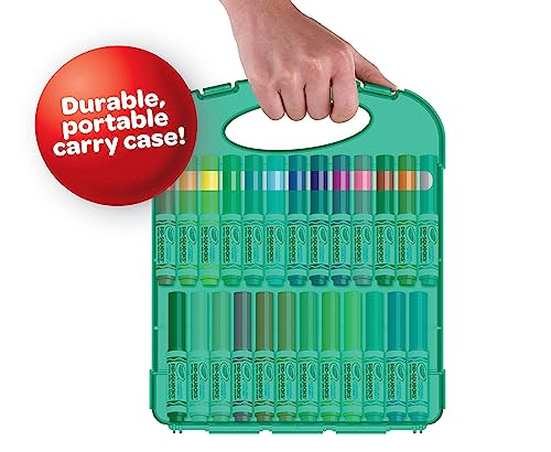 Crayola Pip-Squeaks Washable Marker Set (65ct) – Mini Markers & Paper for Kids Ages 4+