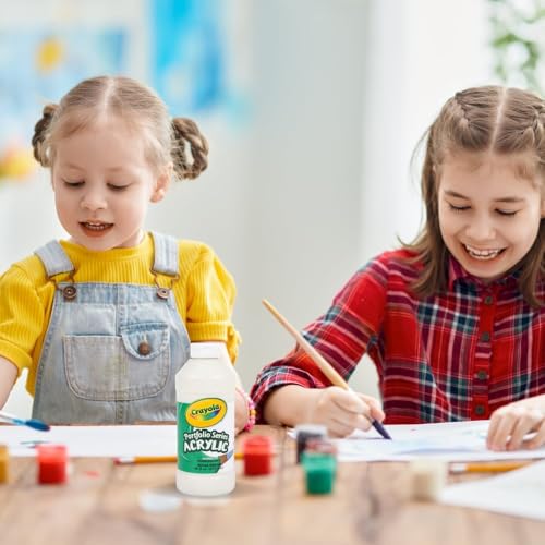Crayola Portfolio Series Acrylic Paint - Pearlescent Mixing Medium, 16 oz Pint