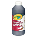 Crayola Premier Tempera Paint 16oz Black – Non-Toxic, Smooth & Opaque for Kids Art Projects