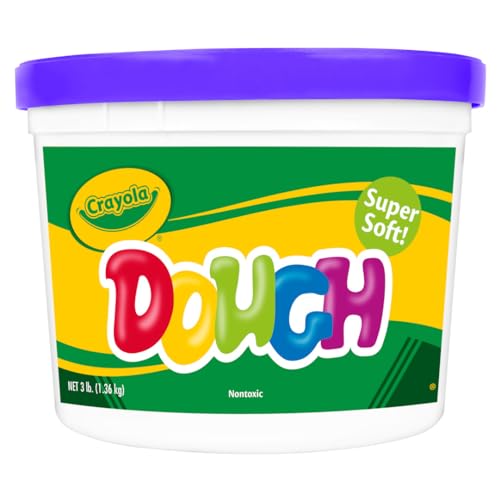 Crayola Purple Modeling Dough (3 lb) – Soft, Reusable Bulk Clay Alternative for Kids