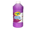 Crayola Violet Washable Tempera Paint – 32 oz Squeeze Bottle, Opaque & Matte
