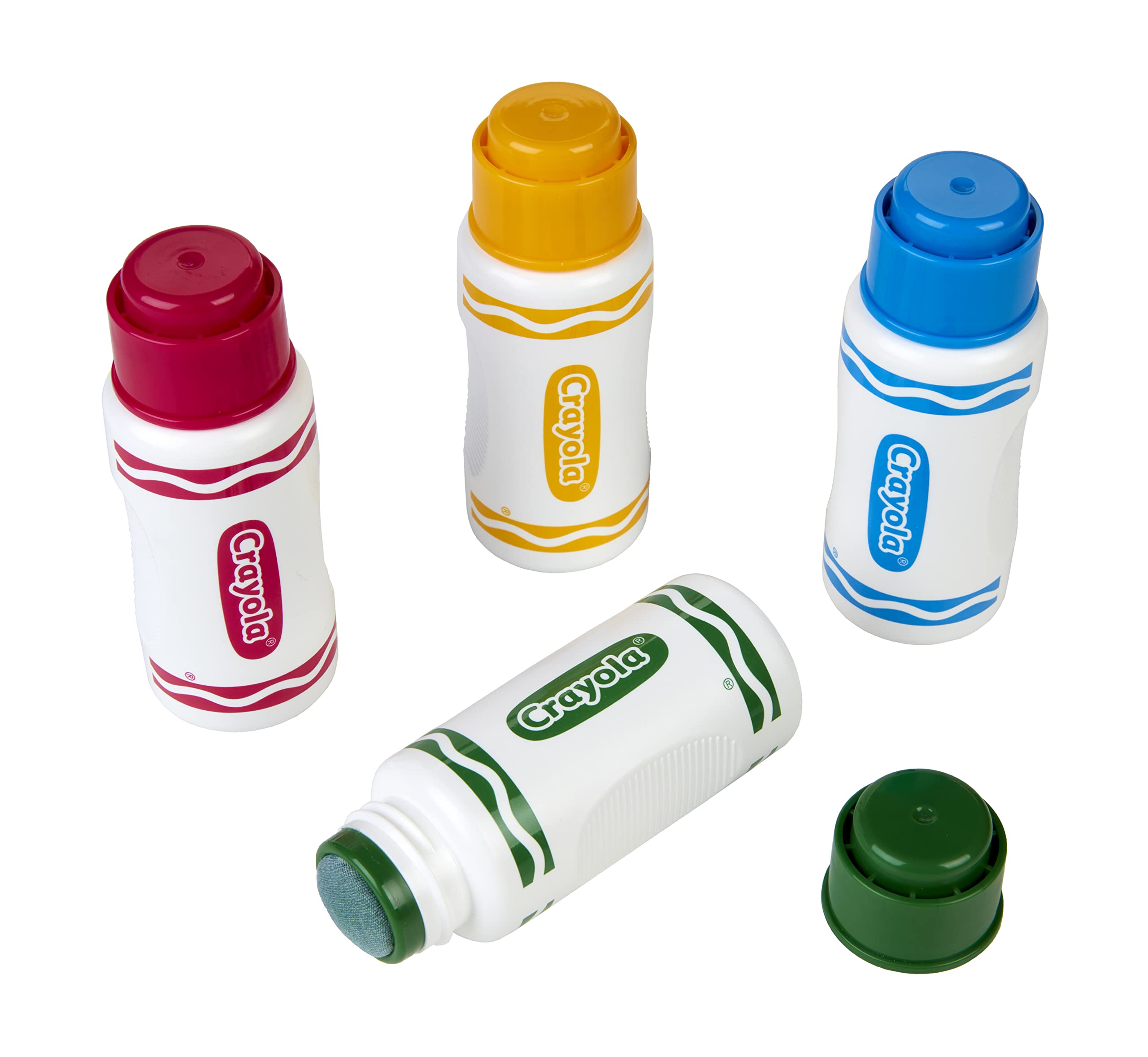 Crayola Washable Dot Markers Activity Set - 30 Coloring Pages & 4 Markers for Toddlers Ages 3+