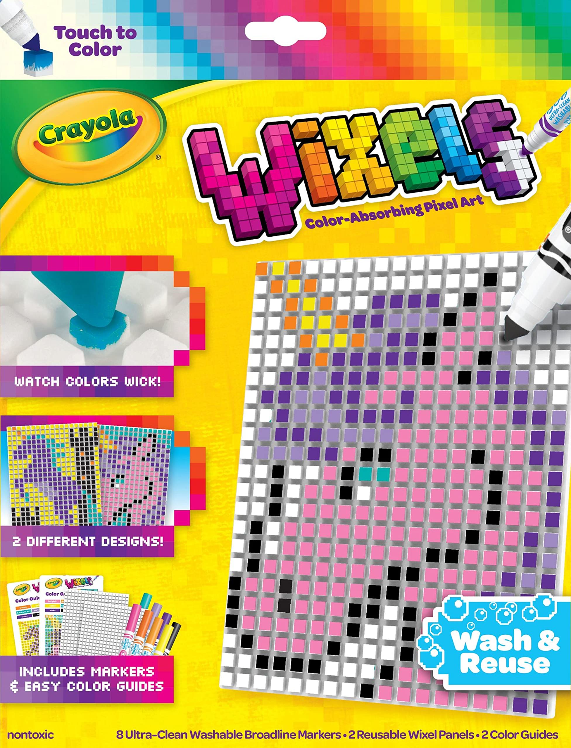 Crayola Wixels Unicorn Activity Kit – Pixel Art with Capillary Action for Kids Ages 6+