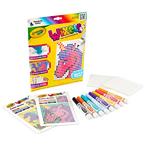 Crayola Wixels Unicorn Activity Kit – Pixel Art with Capillary Action for Kids Ages 6+