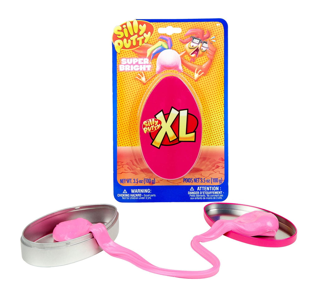 Crayola XL Silly Putty Super Bright – 100g Neon Fidget Putty in Egg Tin