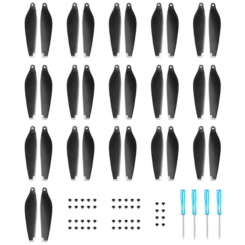 Craznick 32-Pack Replacement Propellers for DJI Mini 4 Pro/Mini 3 Pro – Low Noise, Quick Install with Screws & Tools