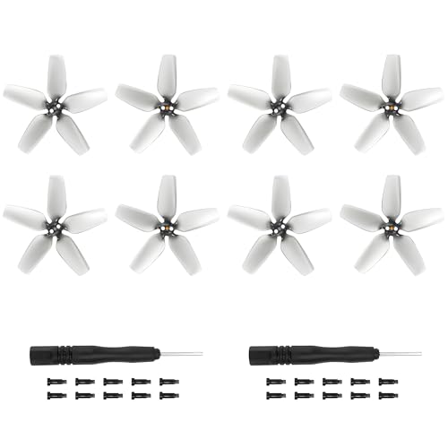 Craznick 8-Pack Propellers for DJI Avata – Low Noise, Easy Install with Screws & Screwdrivers