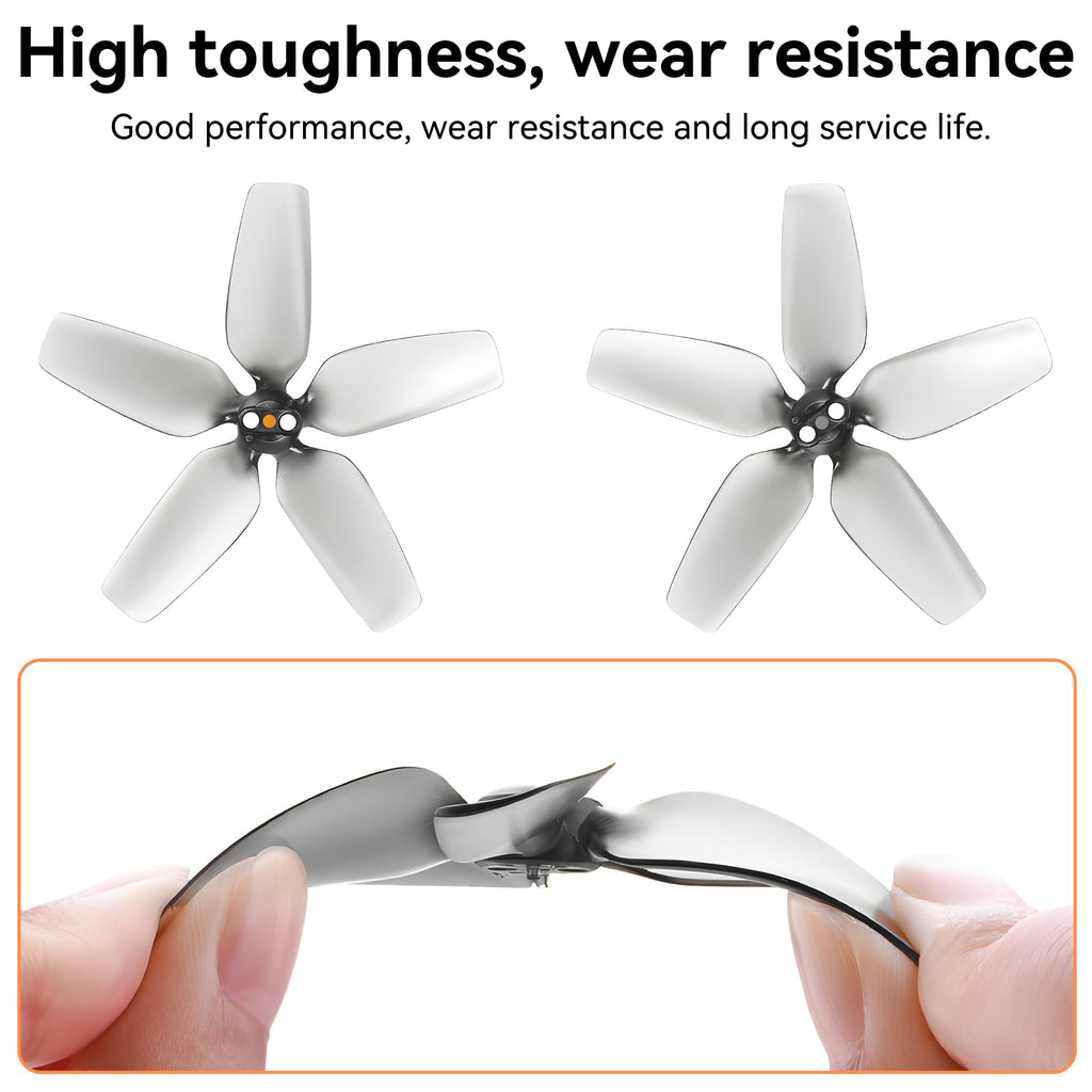 Craznick 8-Pack Propellers for DJI Avata – Low Noise, Easy Install with Screws & Screwdrivers