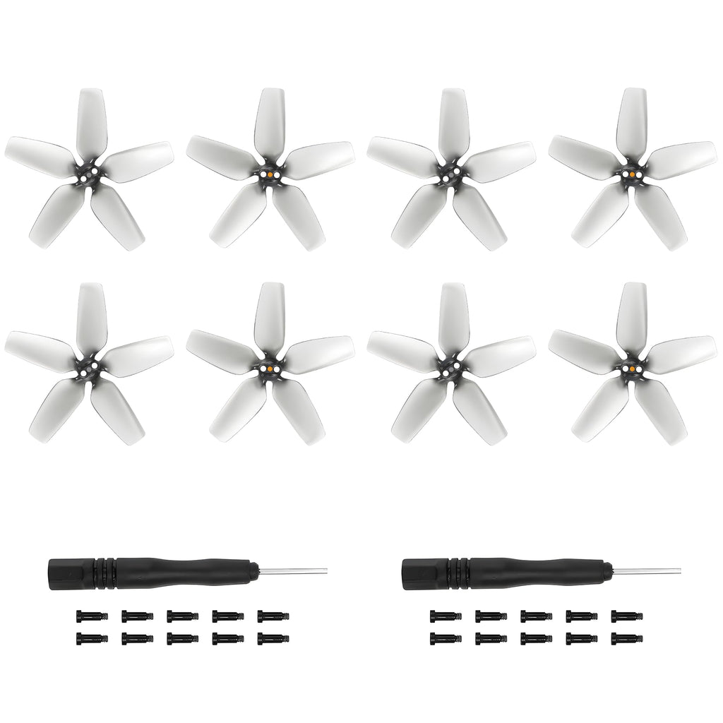 Craznick 8-Pack Propellers for DJI Avata – Low Noise, Easy Install with Screws & Screwdrivers