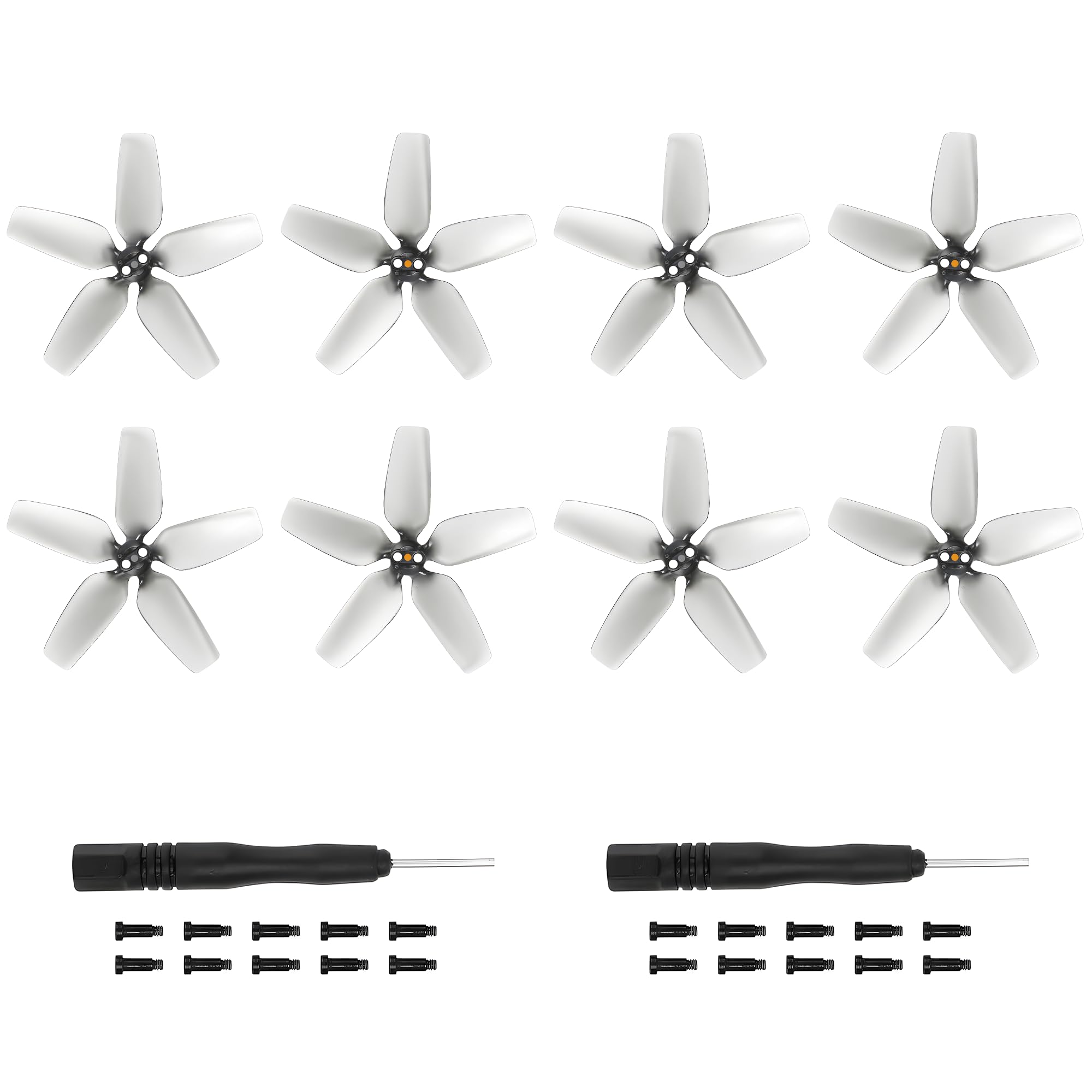 Craznick 8-Pack Propellers for DJI Avata – Low Noise, Easy Install with Screws & Screwdrivers