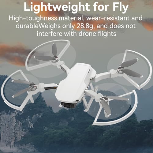 Craznick Propeller Guard for DJI Mini 2 / Mini 2 SE / Mini 4K / Mini SE – Lightweight 26g Quick-Release 4-Pack Drone Accessory