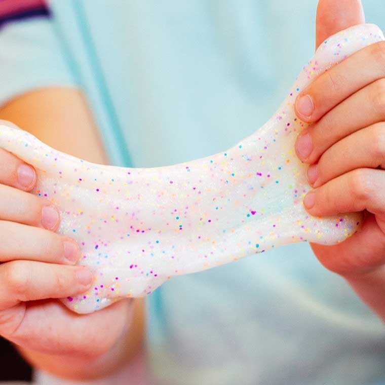 Crazy Aaron's Glow in the Dark Unicorn Thinking Putty - Pink Glow, Rainbow Glitter, Non-Toxic, 90g