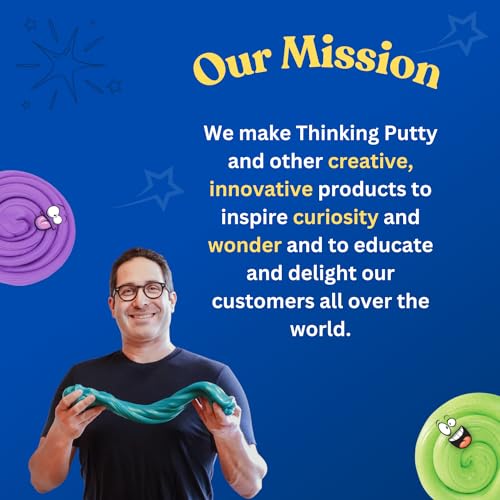 Crazy Aaron's Horoscope Thinking Putty – Sensory Toy with Zodiac Charms, 4" Tin, Made in USA
