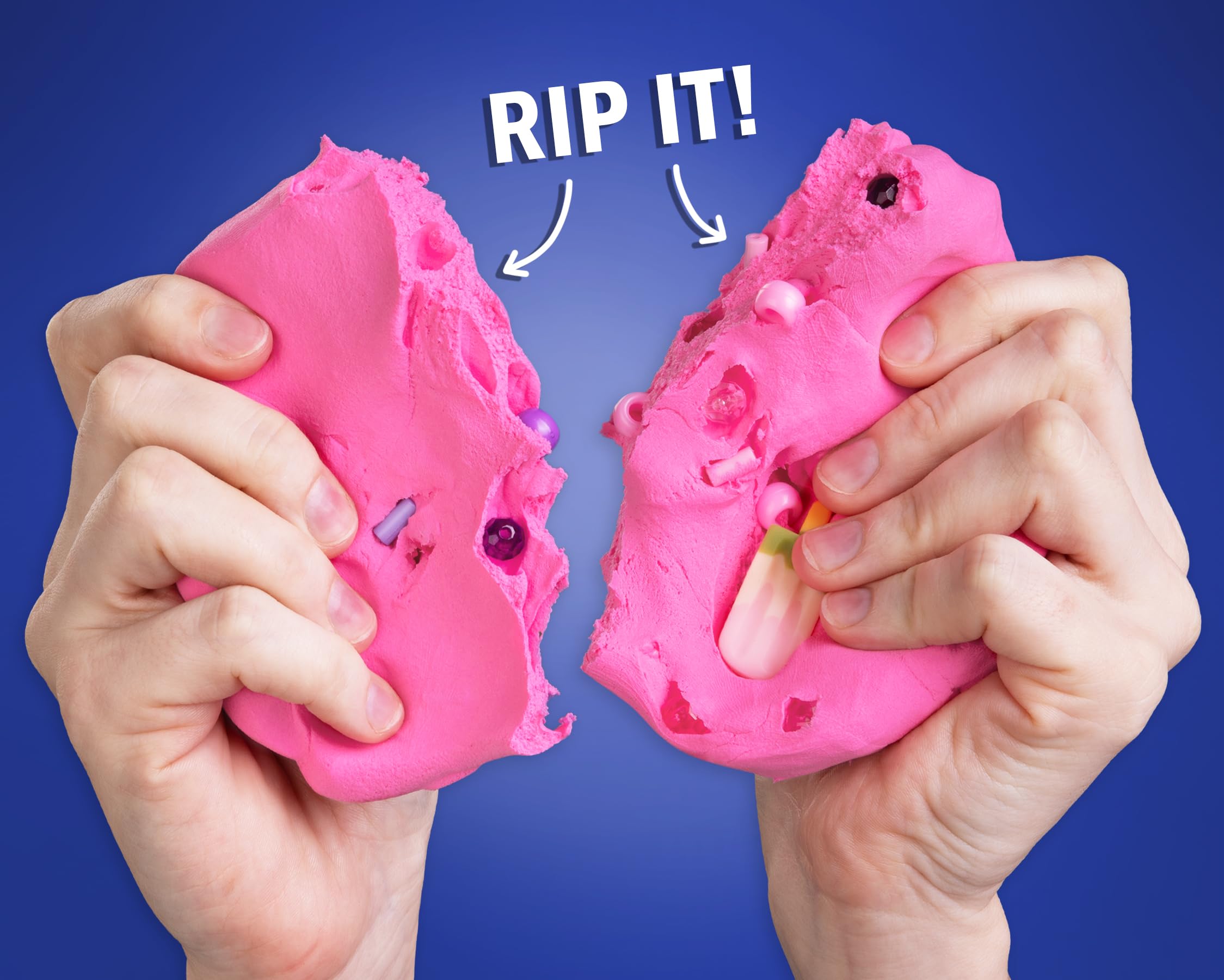 Crazy Aaron's I Scream, You Scream Pink Buttery Slime with Strawberry Scent and Ice Cream Charms – 8.2 oz