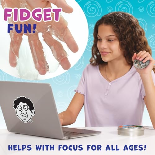Crazy Aaron's Liquid Glass Thinking Putty – Crystal Clear, Non-Sticky, Never Dries Out