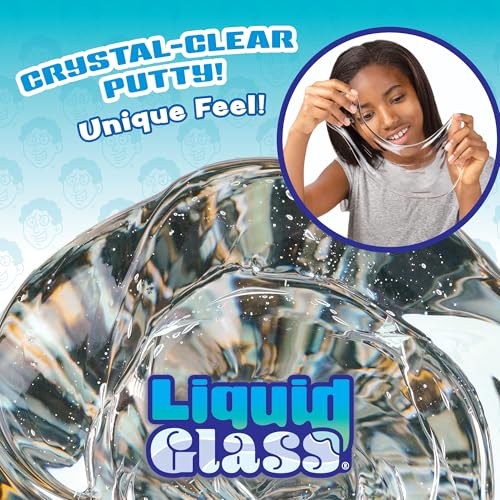 Crazy Aaron's Liquid Glass Thinking Putty – Crystal Clear, Non-Sticky, Never Dries Out