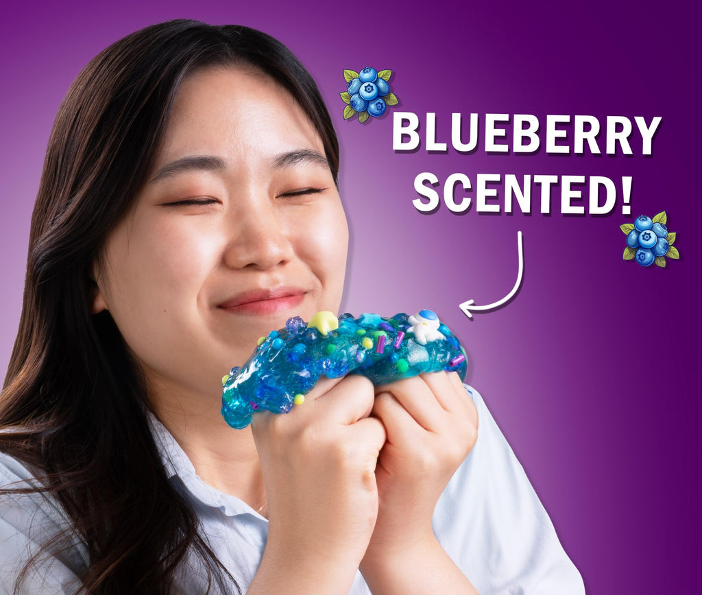 Crazy Aaron's Slime Charmers Cosmic Matter Blue Water Slime with Charms – Sensory Toy for Kids Ages 3+