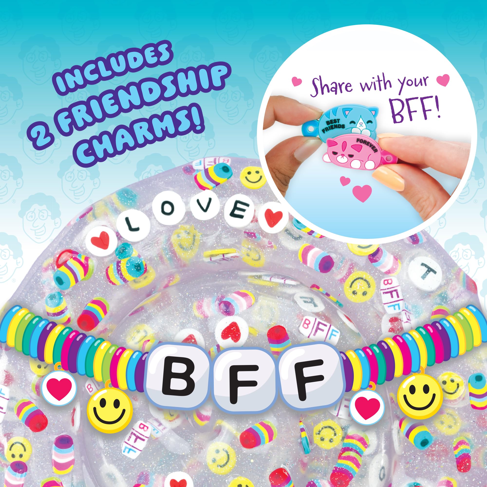 Crazy Aaron's Thinking Putty BFF – Clear Sensory Putty with Cat Charms and Clay Accents, 4-Inch Tin (3.2 oz), Never Dries Out, Made in USA