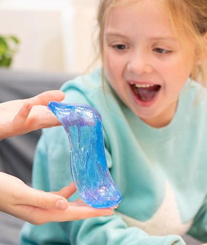 Crazy Aaron's Thinking Putty Falling Water – 4" Tin, 90g Transparent Silicone Putty, Non-Sticky, Made in USA