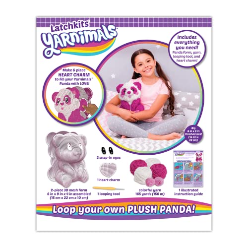 Create a Soft Panda Toy with PlayMonster Yarnimals – No-Sew Craft Kit (Ages 8+)