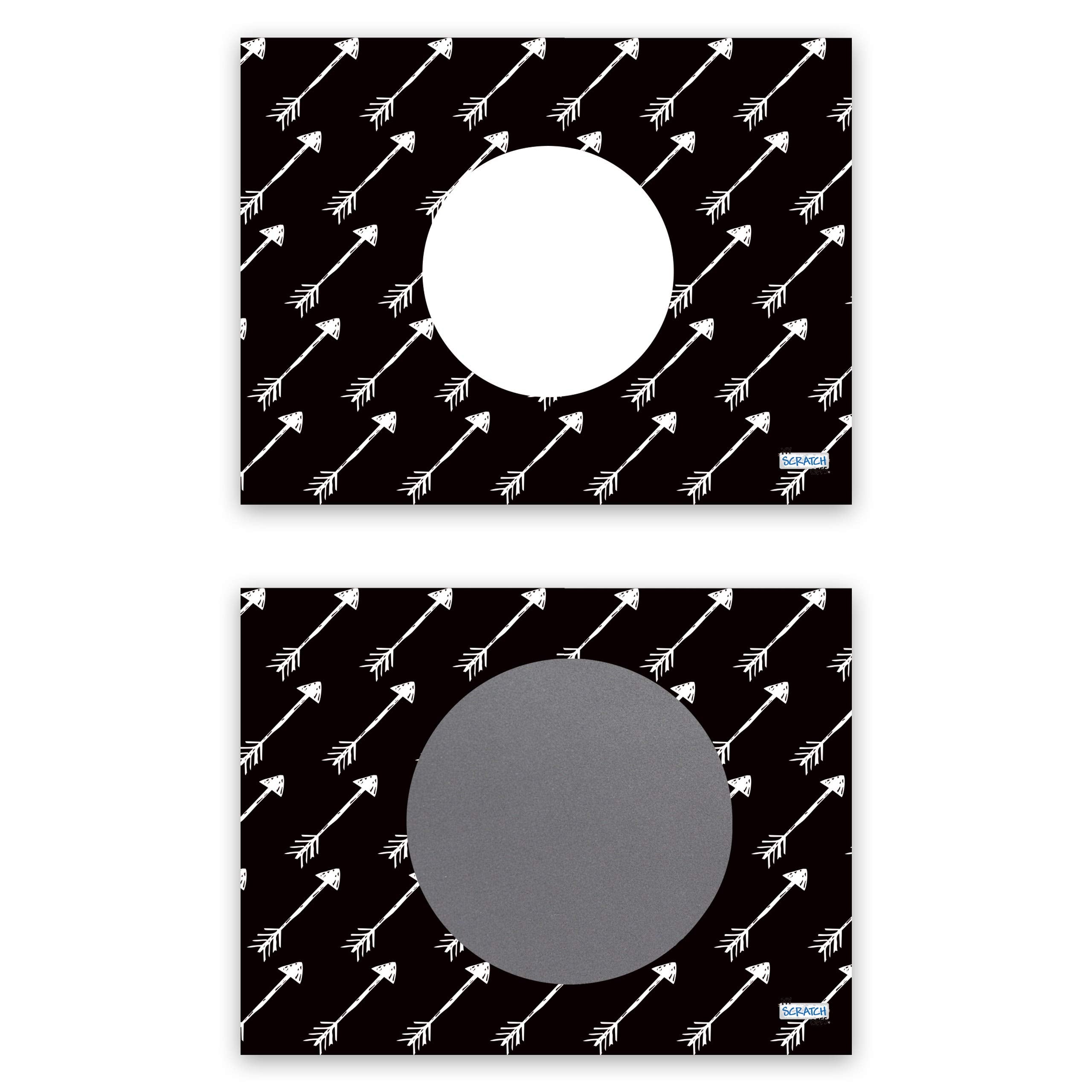 Create Your Own Scratch Off Surprises: 20 Pack of Arrow Design Cards and Stickers from My Scratch Offs