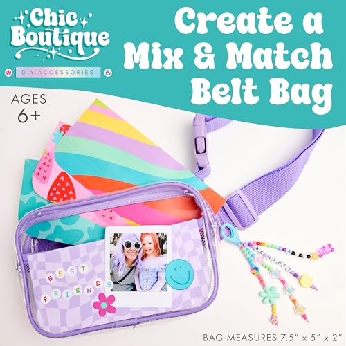 Creativity for Kids Chic Boutique Belt Bag - DIY Fashion Craft Kit for Girls Ages 6+