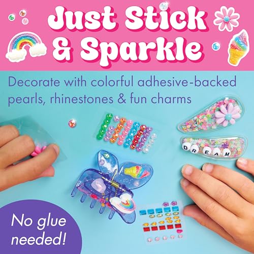 Creativity for Kids Chic Boutique Hair Clips: DIY Hair Clip Kit for Girls Ages 6+