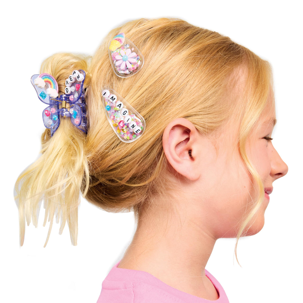 Creativity for Kids Chic Boutique Hair Clips: DIY Hair Clip Kit for Girls Ages 6+