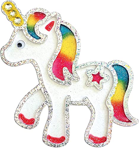 Creativity for Kids Easy Sparkle Window Art Kit – 7 Peel-and-Press Designs for Ages 6+