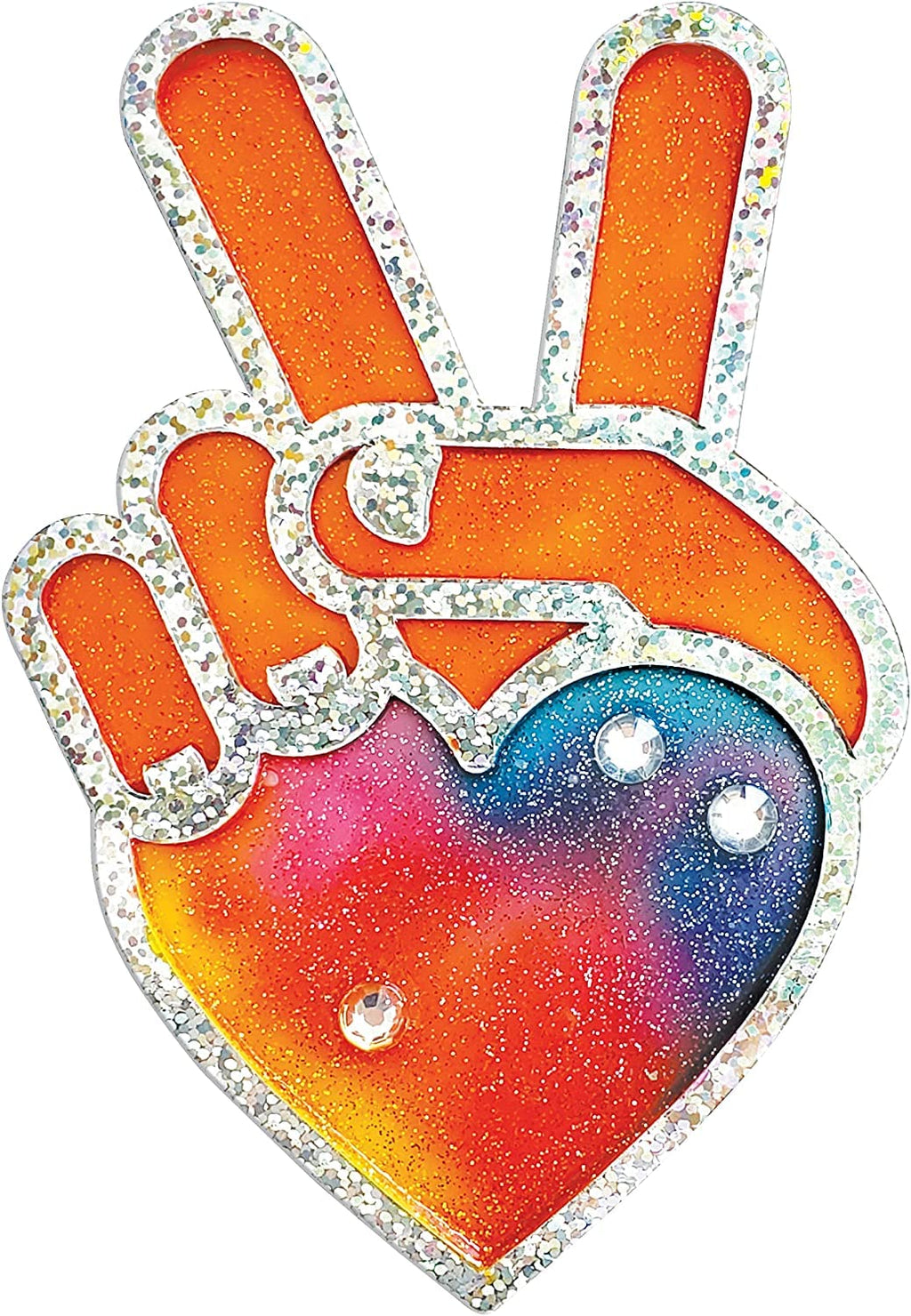 Creativity for Kids Easy Sparkle Window Art Kit – 7 Peel-and-Press Designs for Ages 6+