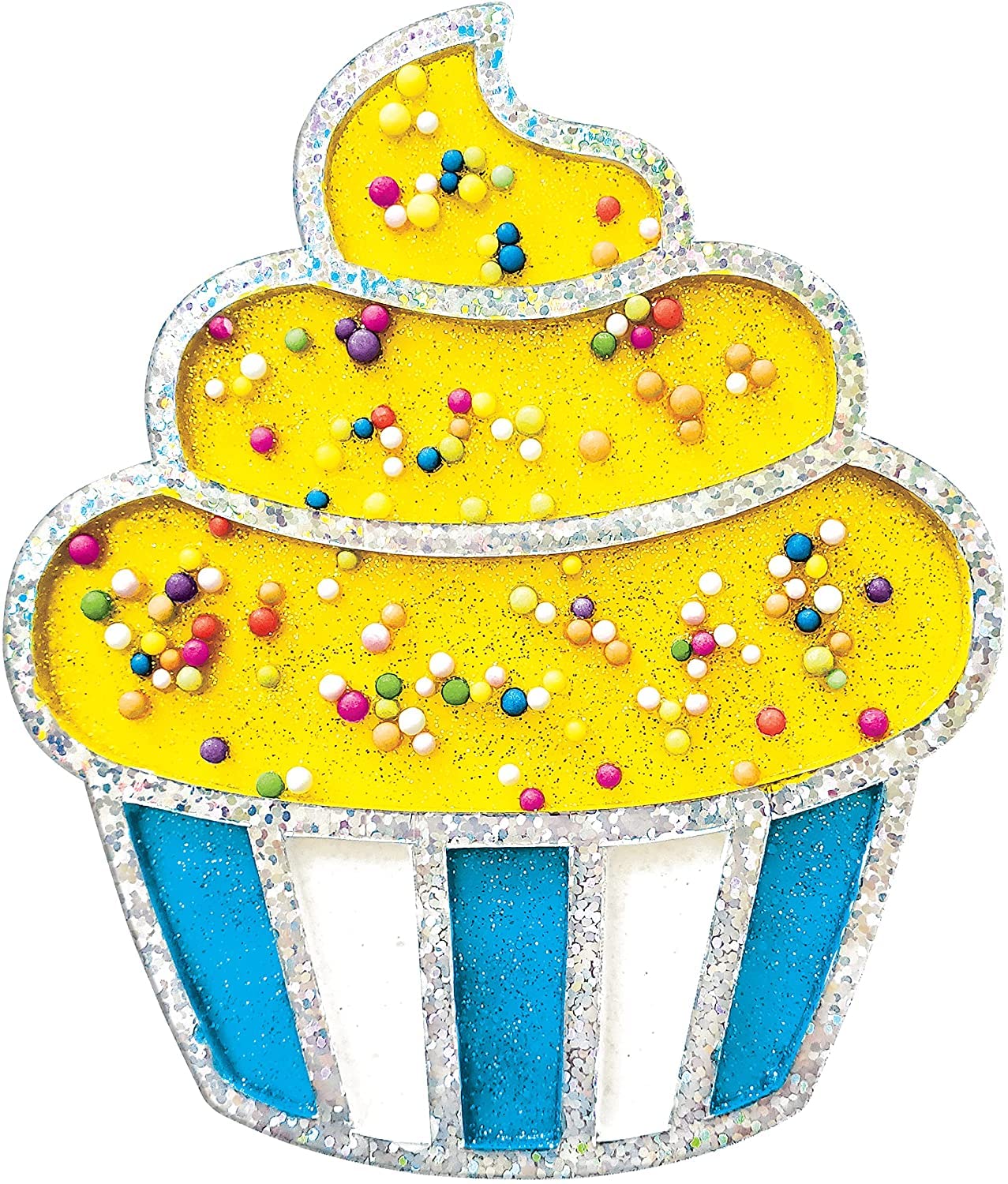 Creativity for Kids Easy Sparkle Window Art Kit – 7 Peel-and-Press Designs for Ages 6+