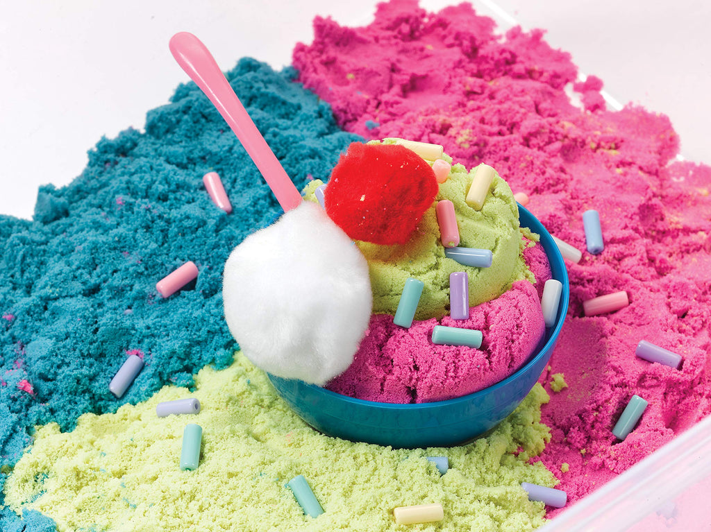 Creativity for Kids Ice Cream Shop Sensory Bin – 28-Piece Pretend Play Set for Ages 3+