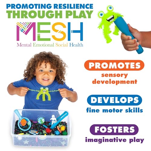 Creativity for Kids Outer Space Sensory Bin – Space Toys for Toddlers Ages 3-5+