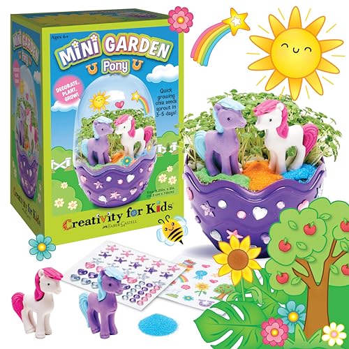 Creativity for Kids Pony Terrarium Kit – Horse Gifts for Girls Ages 6+