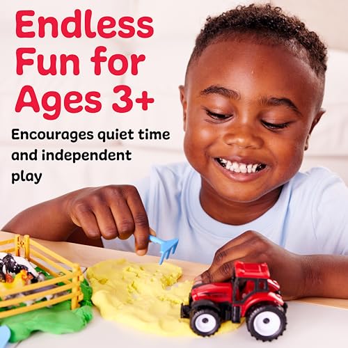 Creativity for Kids Sensory Pack - Farm: Soft Cloud Clay & Animal Figurines for Toddlers (Ages 3+)