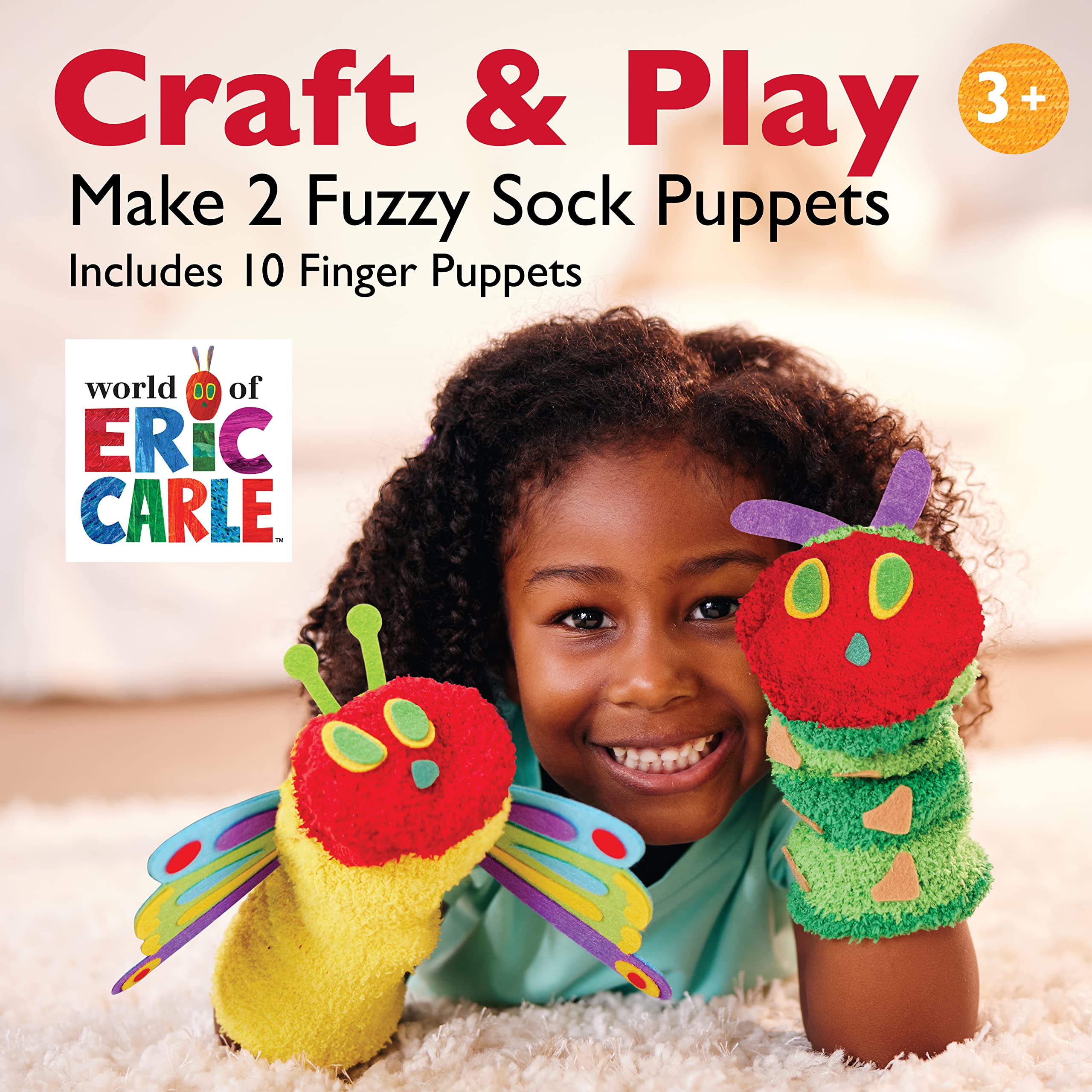 Creativity for Kids The Very Hungry Caterpillar Story Puppets: DIY Sock Puppet Kit for Toddlers (Ages 3+)